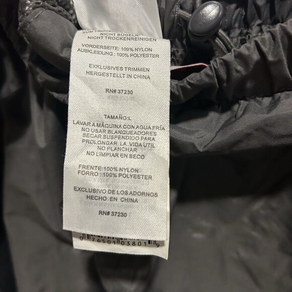 Coleman Camping Hiking Wind Rain Pants Gray Men's L Vinyl Gorpcore Camping - Picture 6 of 8